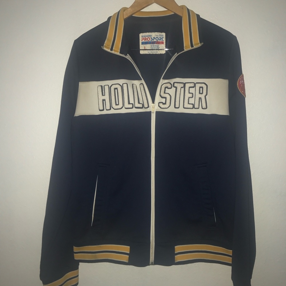 sold Hollister Large Athletic Jacket